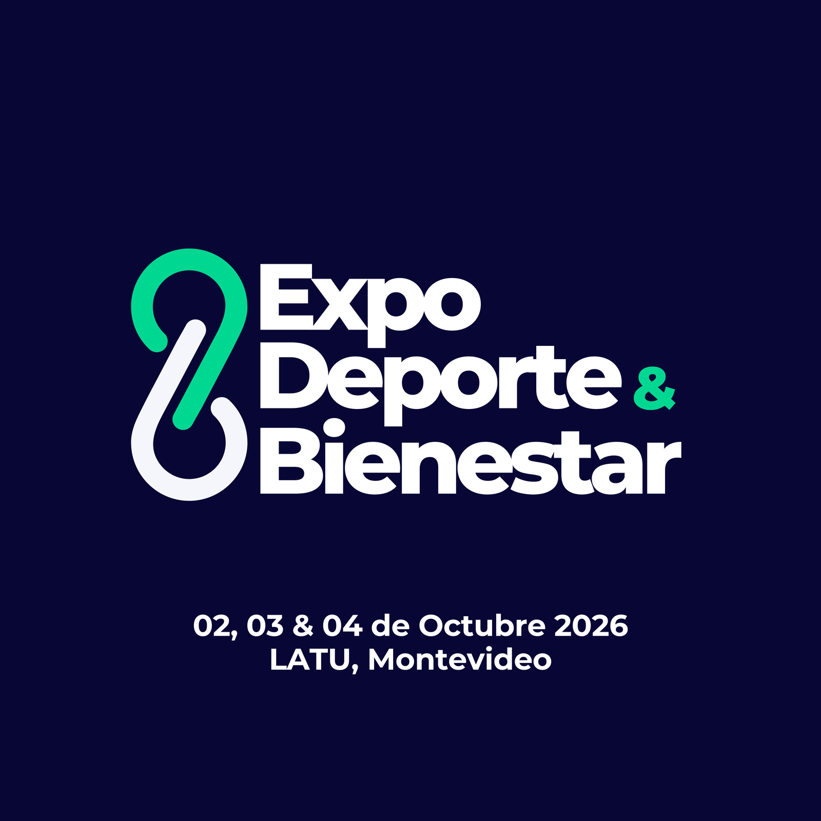 Expo Deporte y Bienestar, 02, 03 y 04 de octubre 2026, LATU, Montevideo